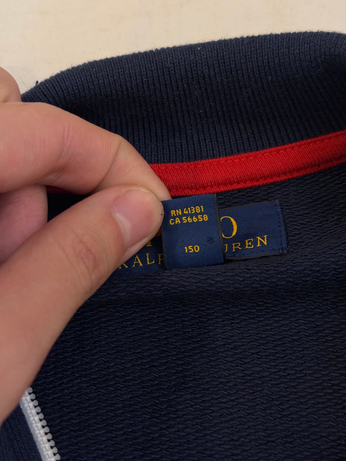 폴로 랄프로렌 USA 성조기 치프키프 집업 져지 네이비 상품이미지5