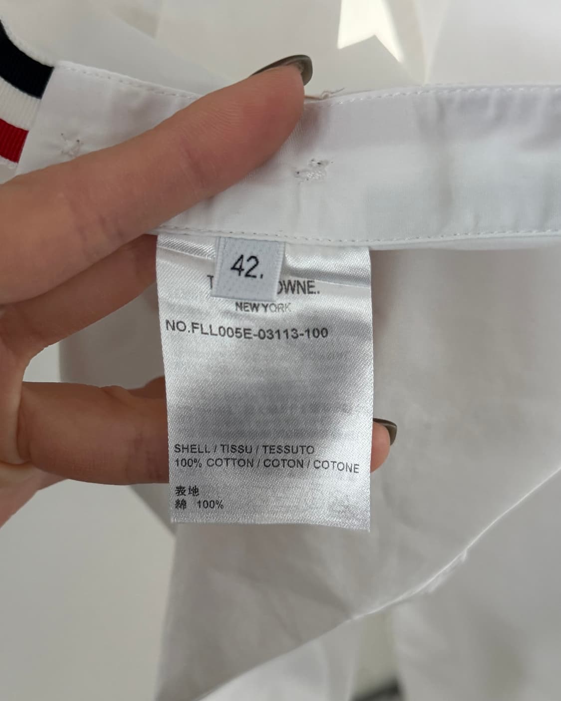 Thom Browne 톰브라운 화이트 포플린 셔츠 상품이미지10