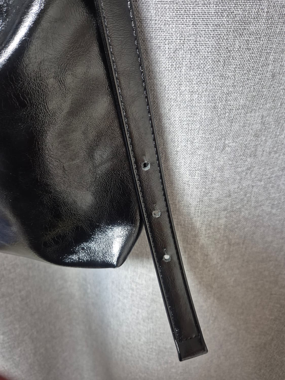 🖤ECRIT 유광 블랙 숄더백/크로스 투웨이백 상품이미지8