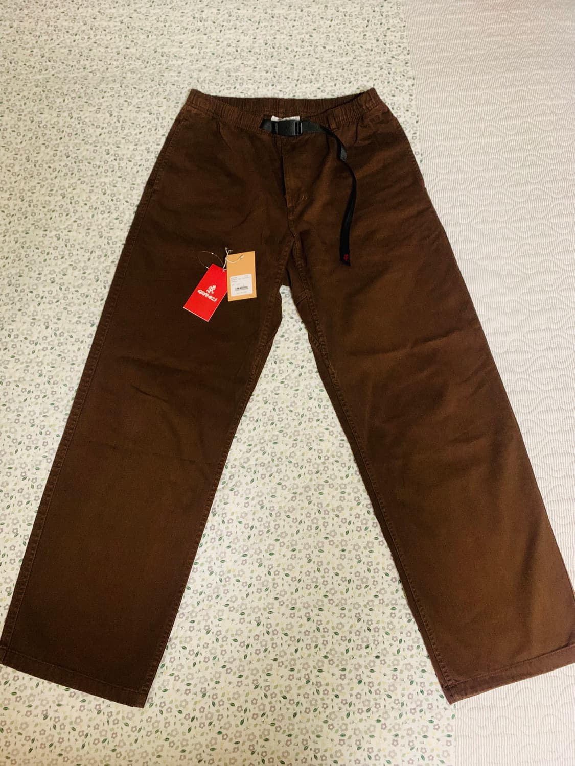 [L] 그라미치 25FW 스트레이트 팬츠 토바코 상품이미지4