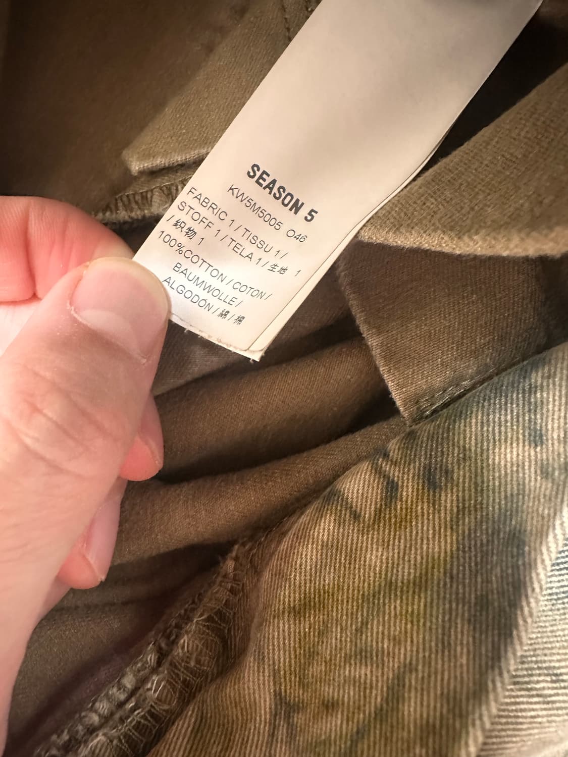 이지 시즌 5 리얼트리 카고 팬츠 상품이미지6