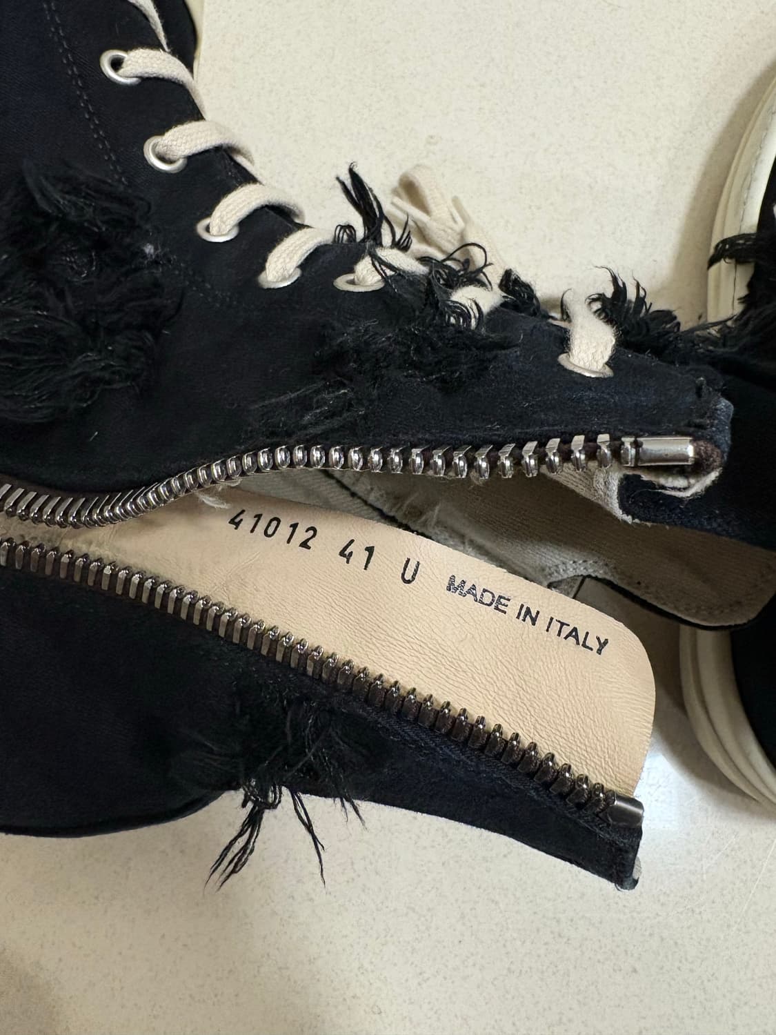 릭오웬스 디스트로이드 컨버스 상품이미지6