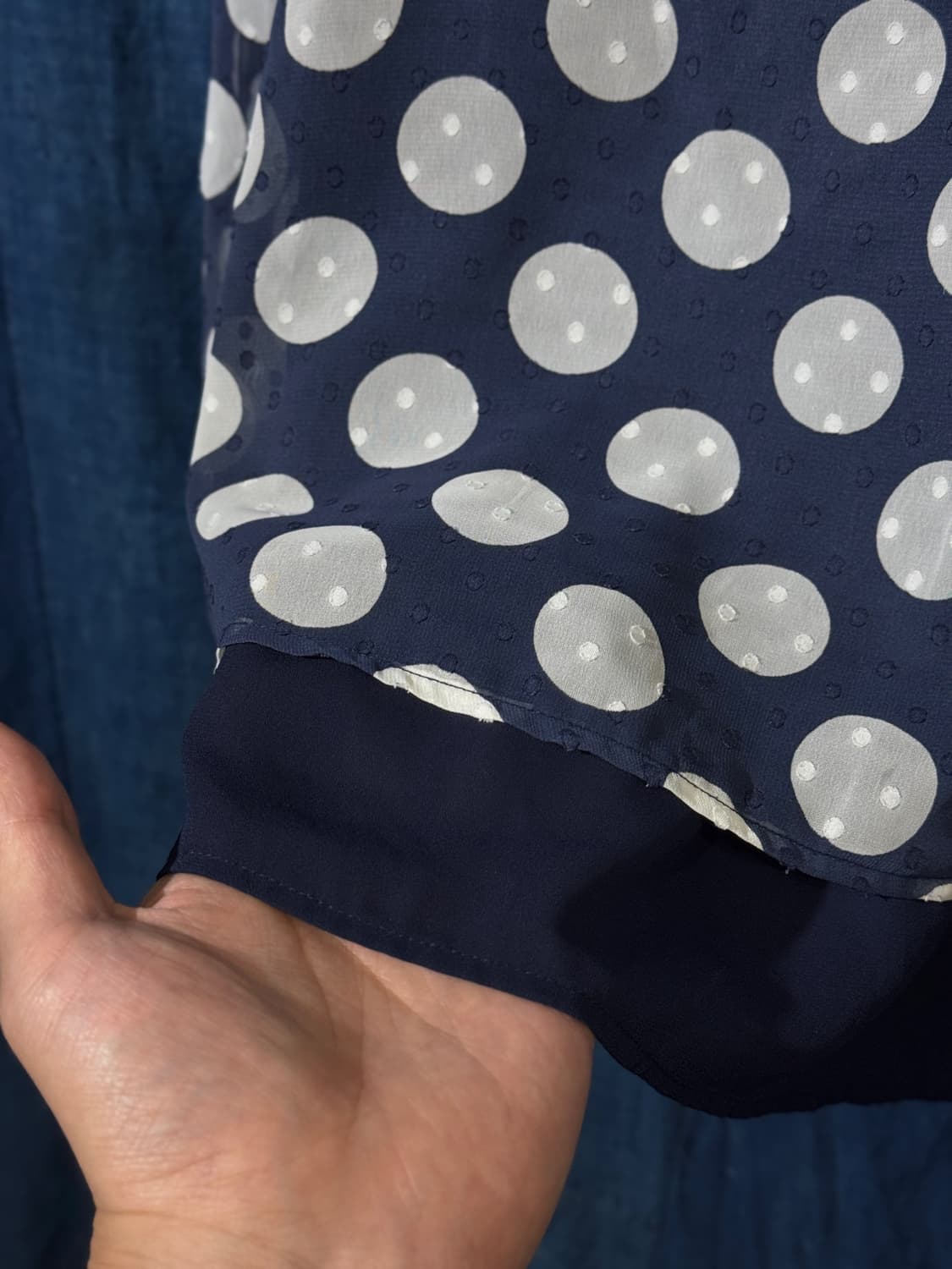 44-55 ) Atelier Six Polka Dot Blouse 상품이미지5