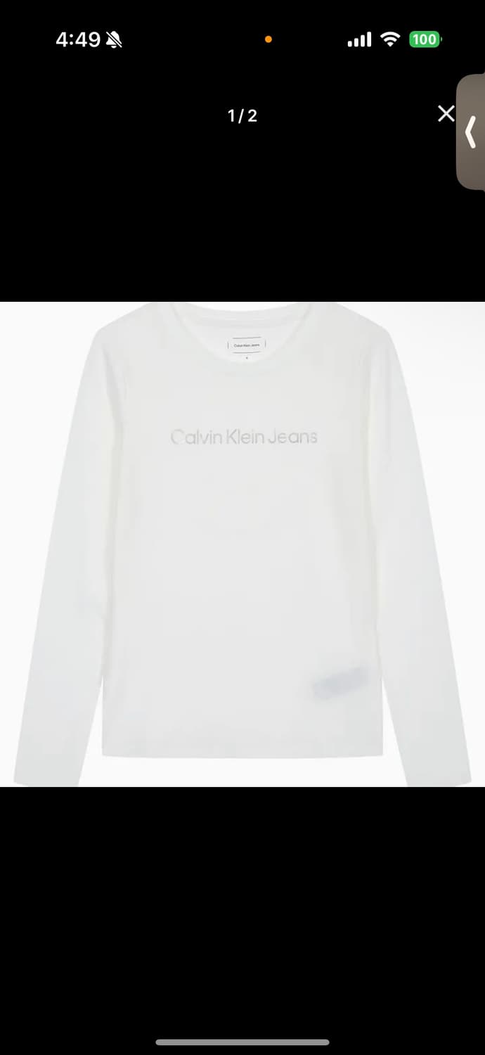 캘빈클라인 스트레이트핏 긴팔 상품이미지1