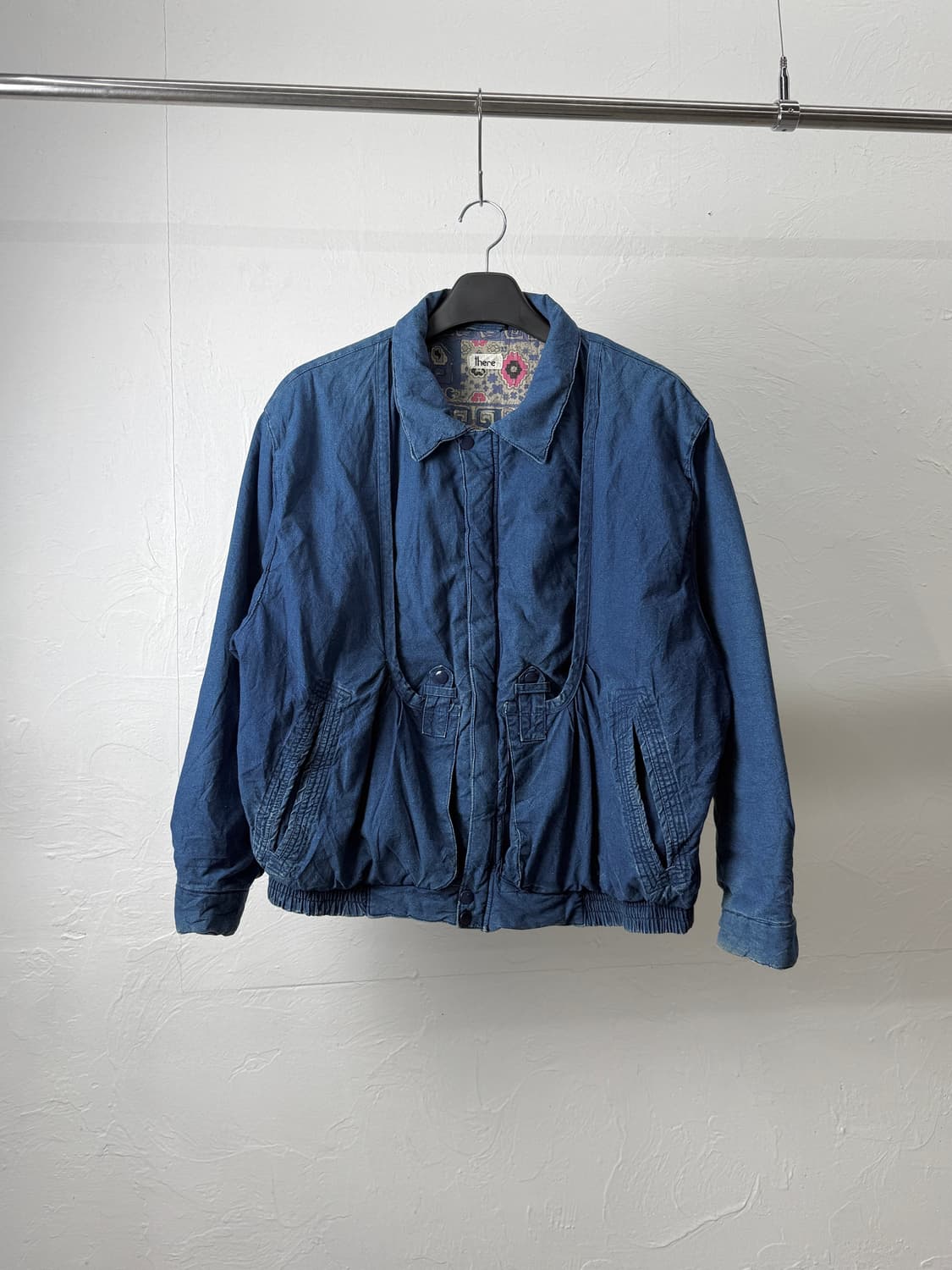 There 서스펜더 패널 블루종 자켓 상품이미지1