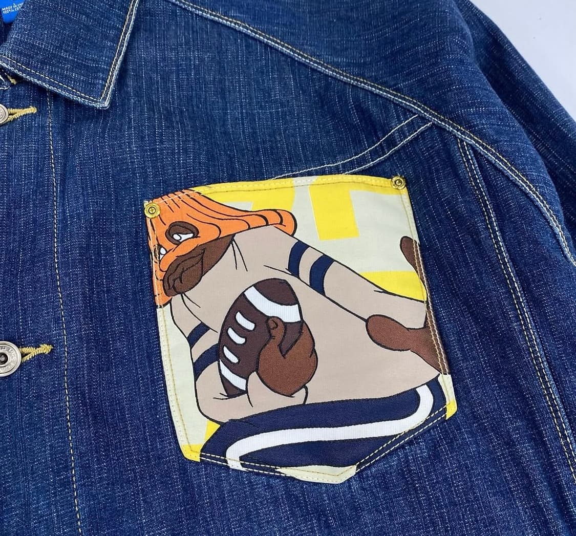 00s Fubu 빅로고 올드스쿨 데님 자켓(105) 상품이미지4