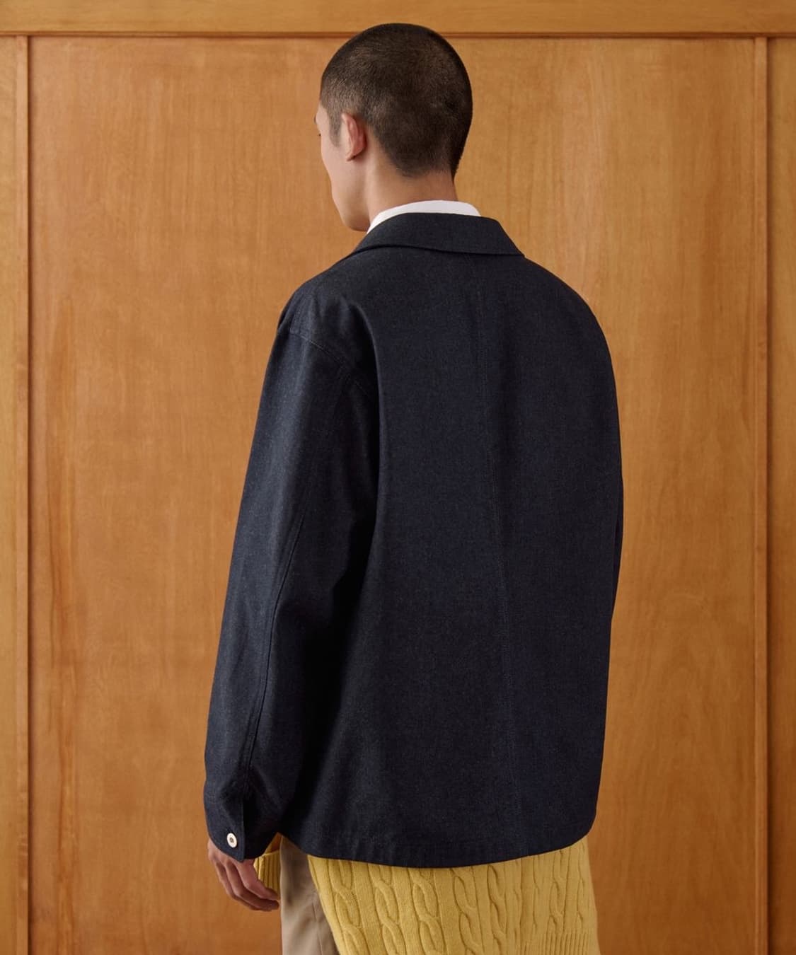 무신사스탠다드 데님 라이크 초어 자켓 딥인디고 2XL 상품이미지3