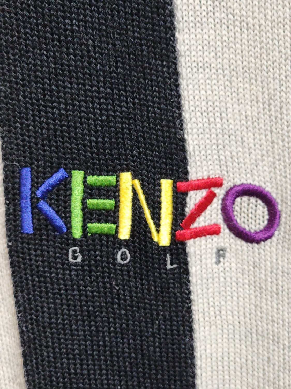 (XL) 겐조 골프 니트 스트라이프 켄조 스웨터 라운드 일본판  상품이미지4