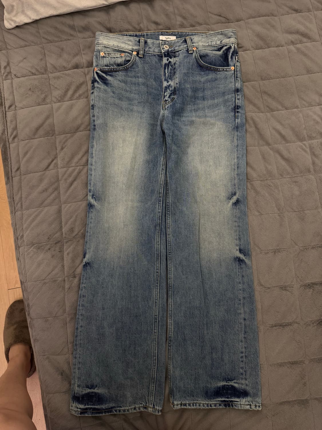 [2] Taille 타일레 boil wash oil blue 진(새상품) 상품이미지1