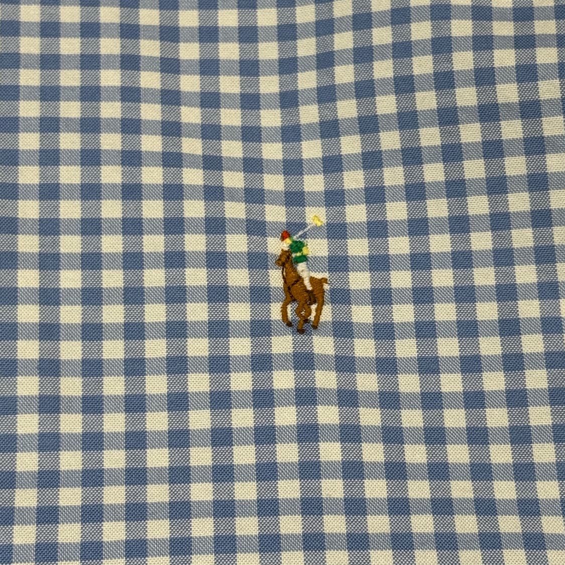 L) 폴로 랄프로렌 클래식 블루 깅엄 체크 옥스포드 셔츠 상품이미지4