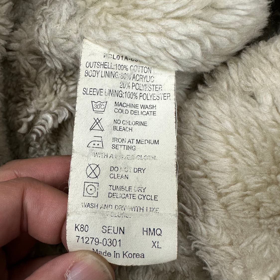 리바이스 양털 데님자켓 상품이미지4