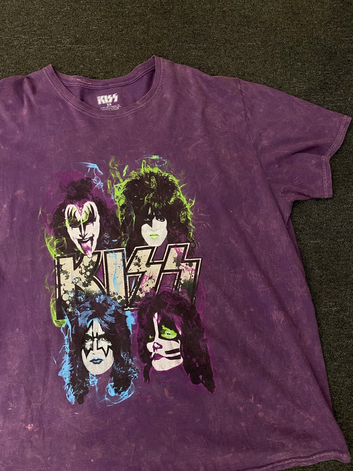KISS 밴드 빈티지 반팔 티셔츠 상품이미지2