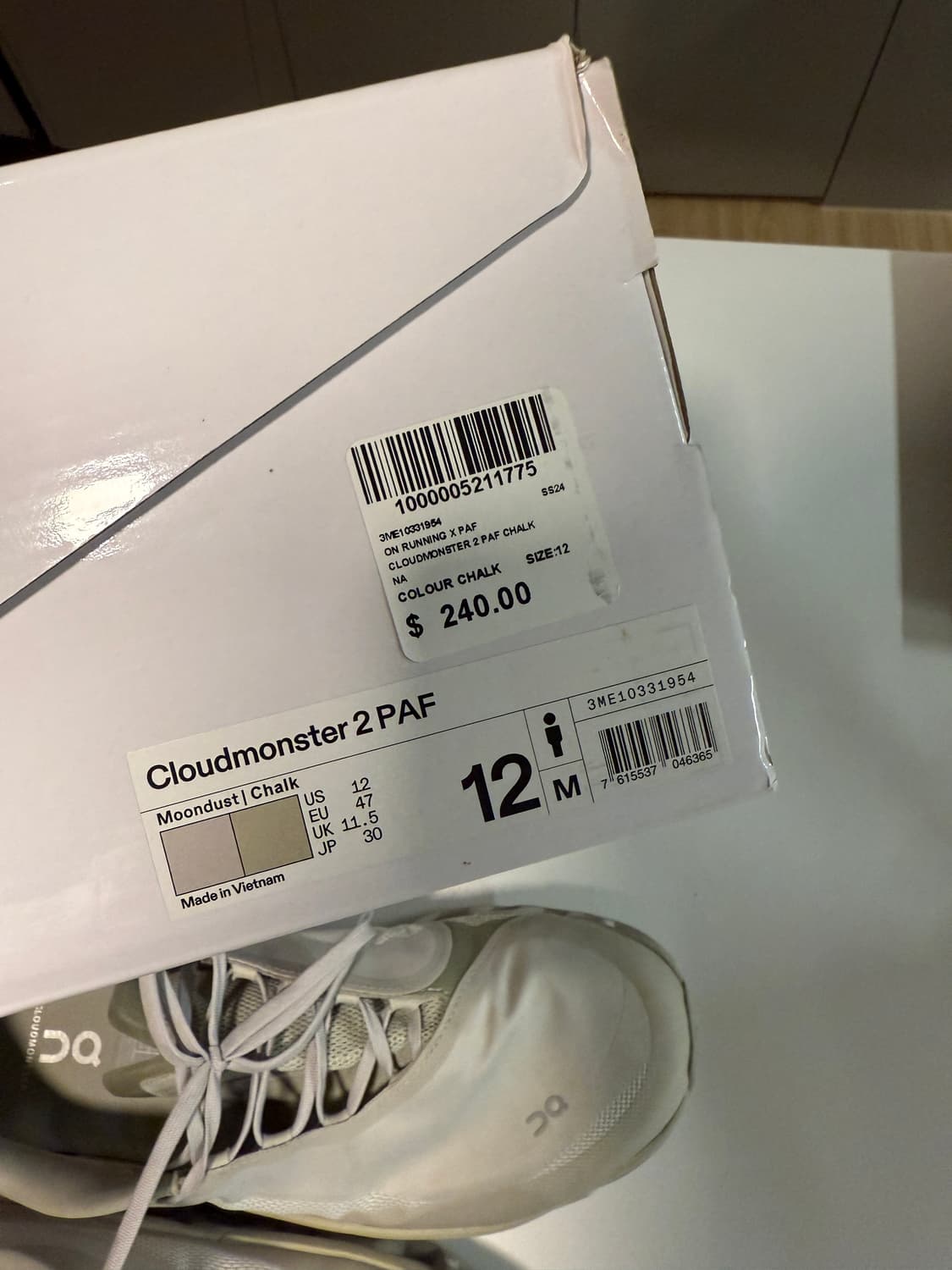 PAF x ON / 파프 온러닝 클라우드몬스터2 문더스트초크 300 상품이미지9