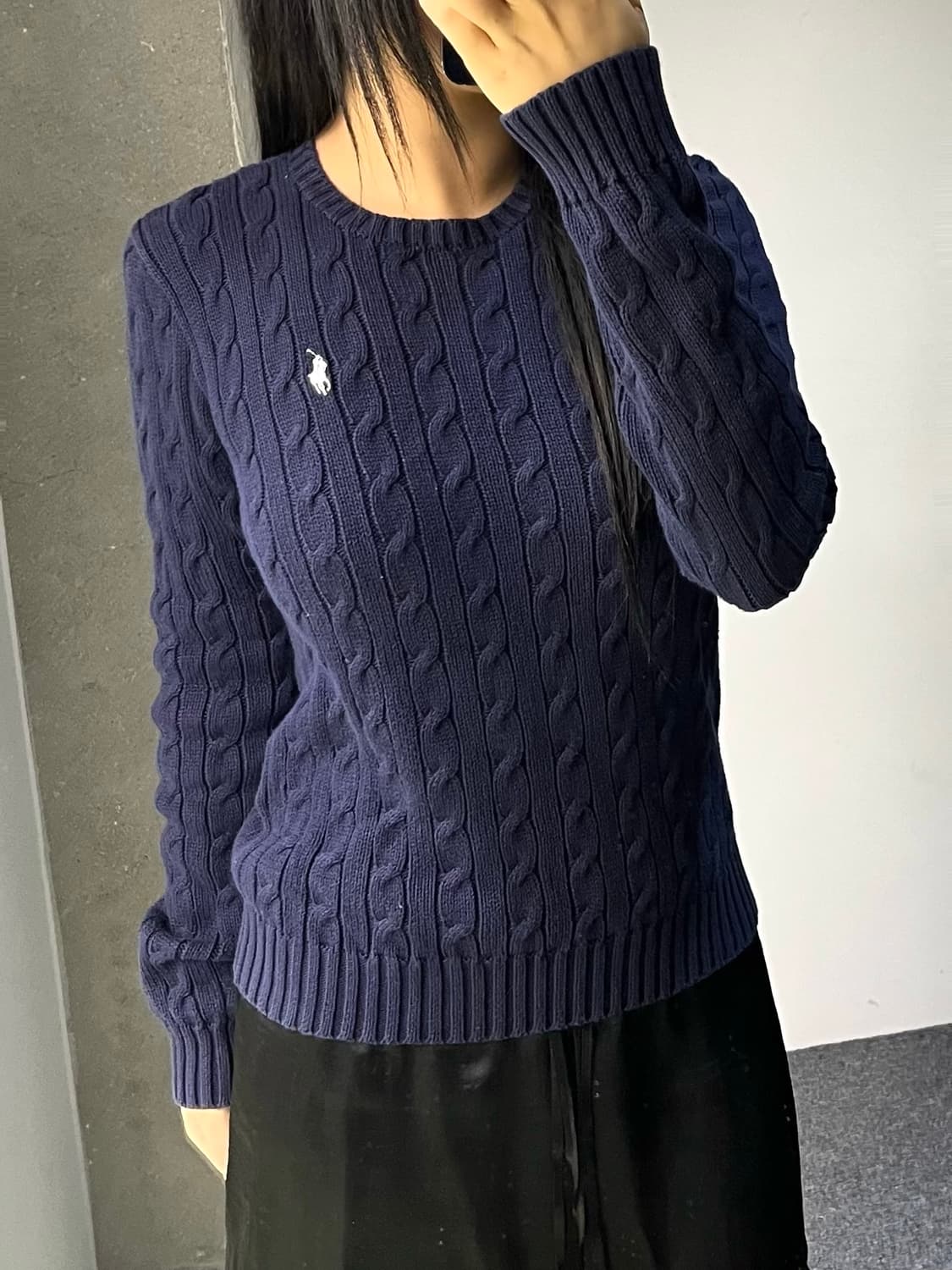 폴로 랄프 로렌 베이직 포니 케이블 니트 상품이미지2