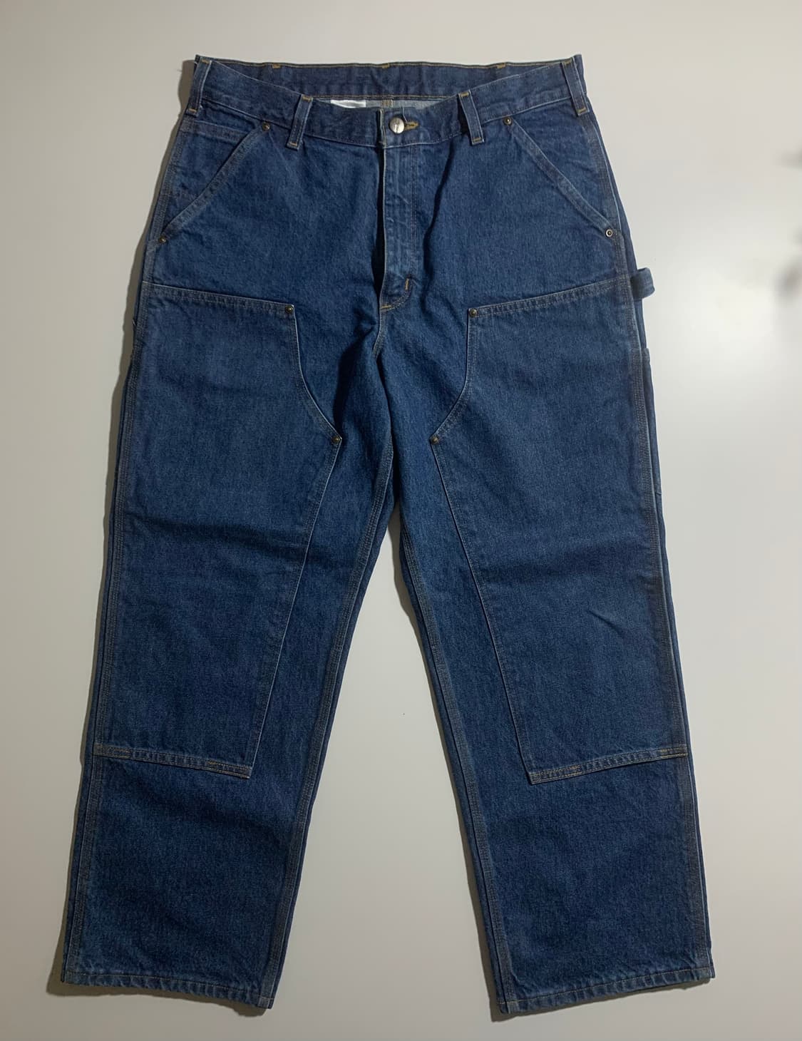 칼하트 더블니 데님 34x30 B73-DST 상품이미지1