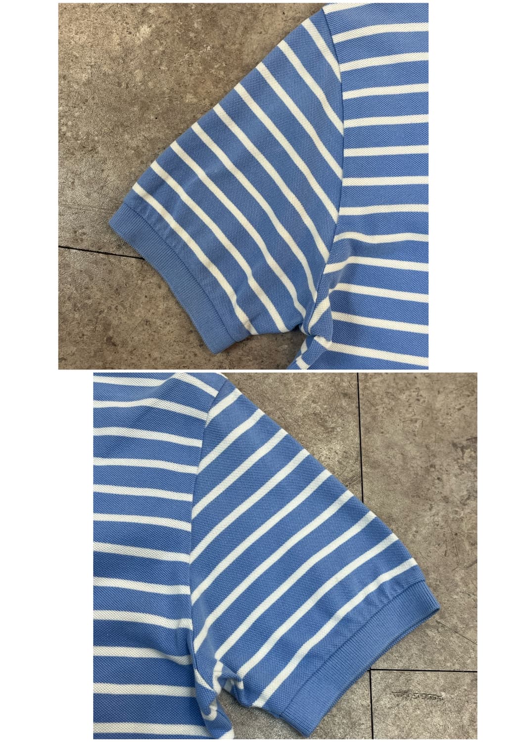 폴로 랄프로렌 스트라이프 반팔 카라티 스카이블루 M #csz3154 상품이미지6