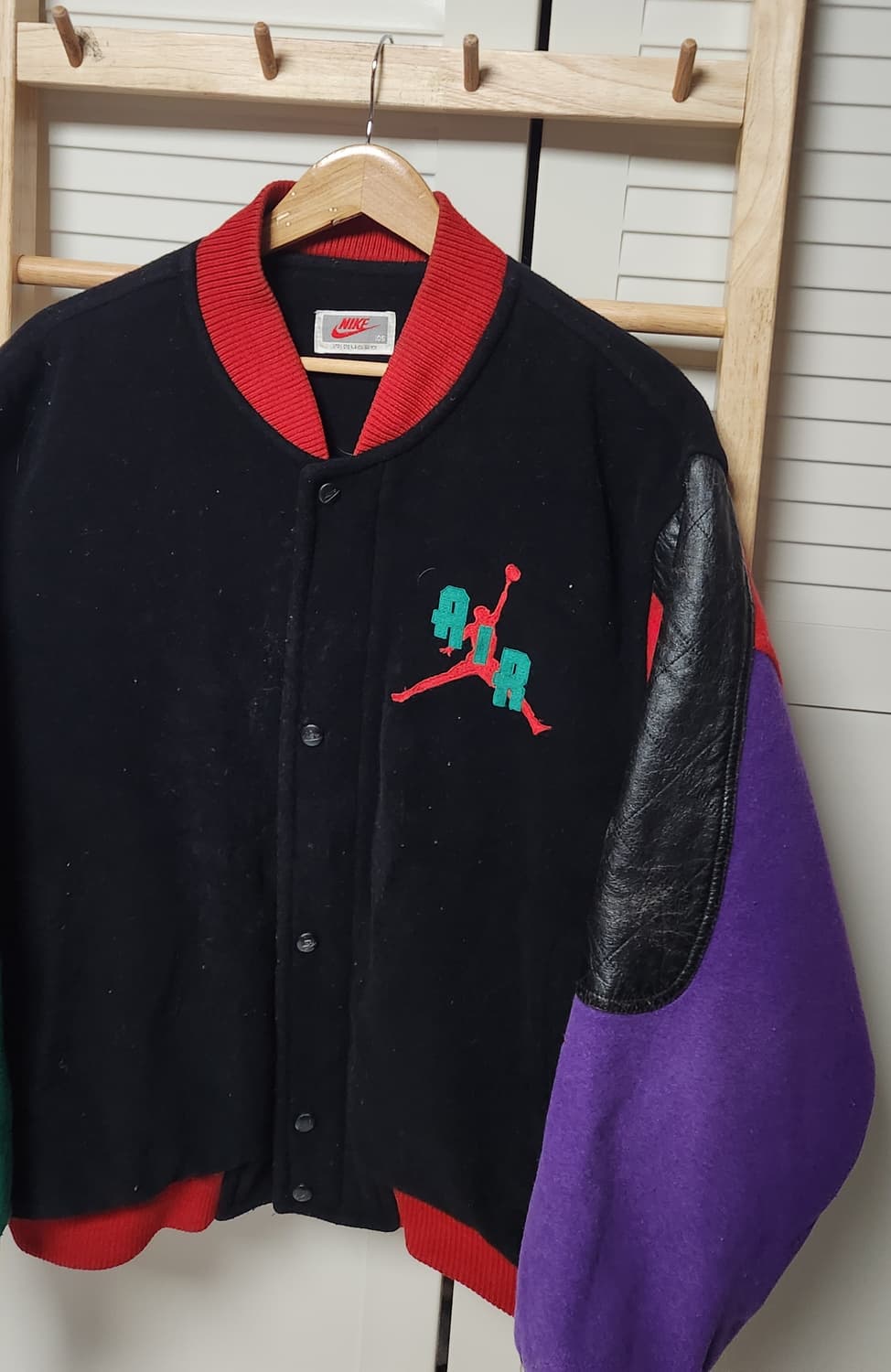 105 삼나스포츠 나이키 조던 빅로고 90s 바시티 자켓 상품이미지5