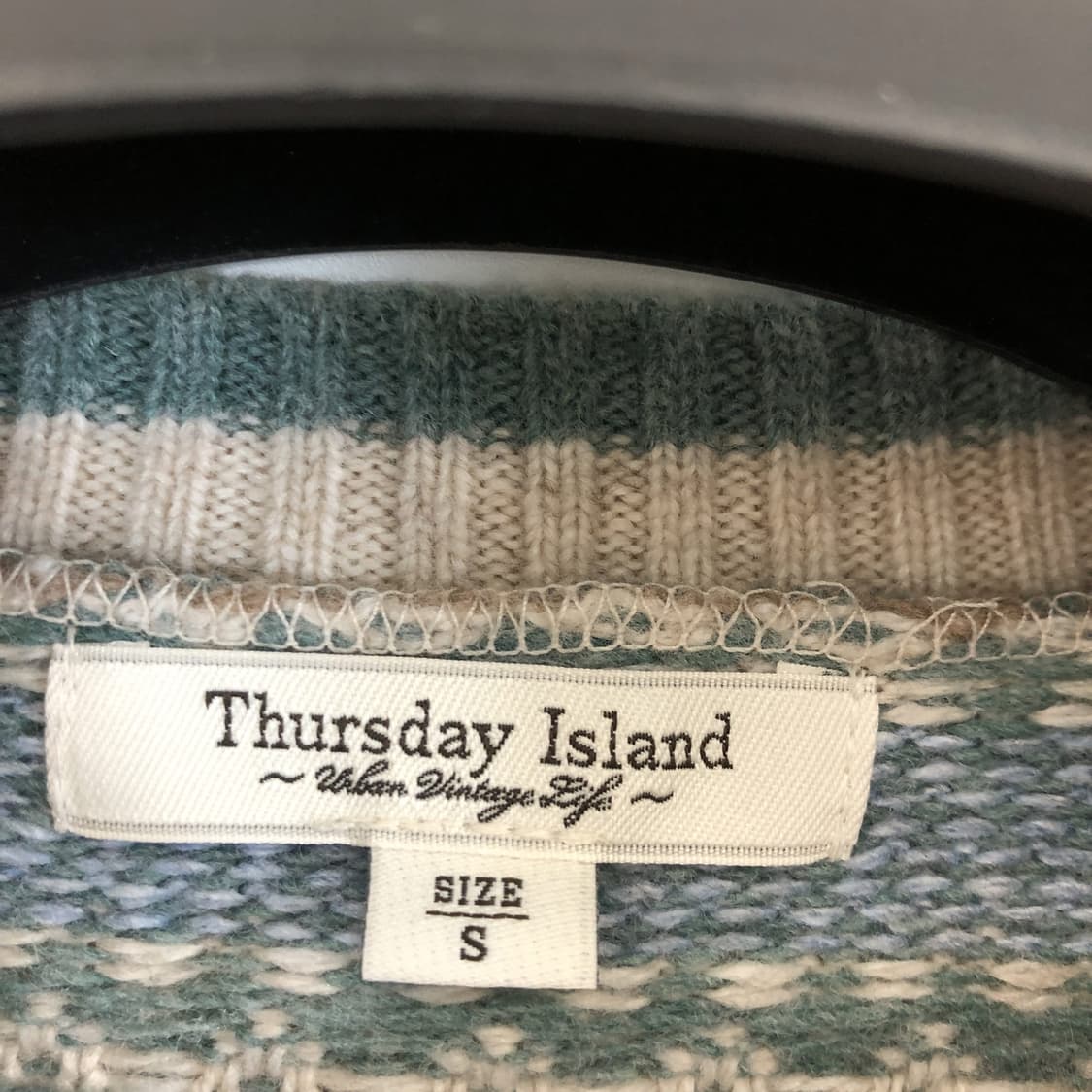 써스데이아일랜드 노르딕 니트가디건 S  상품이미지6