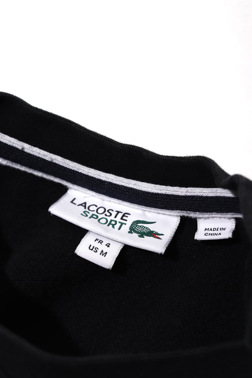 LACOSTE 블랙 스웻셔츠 size M 상품이미지4