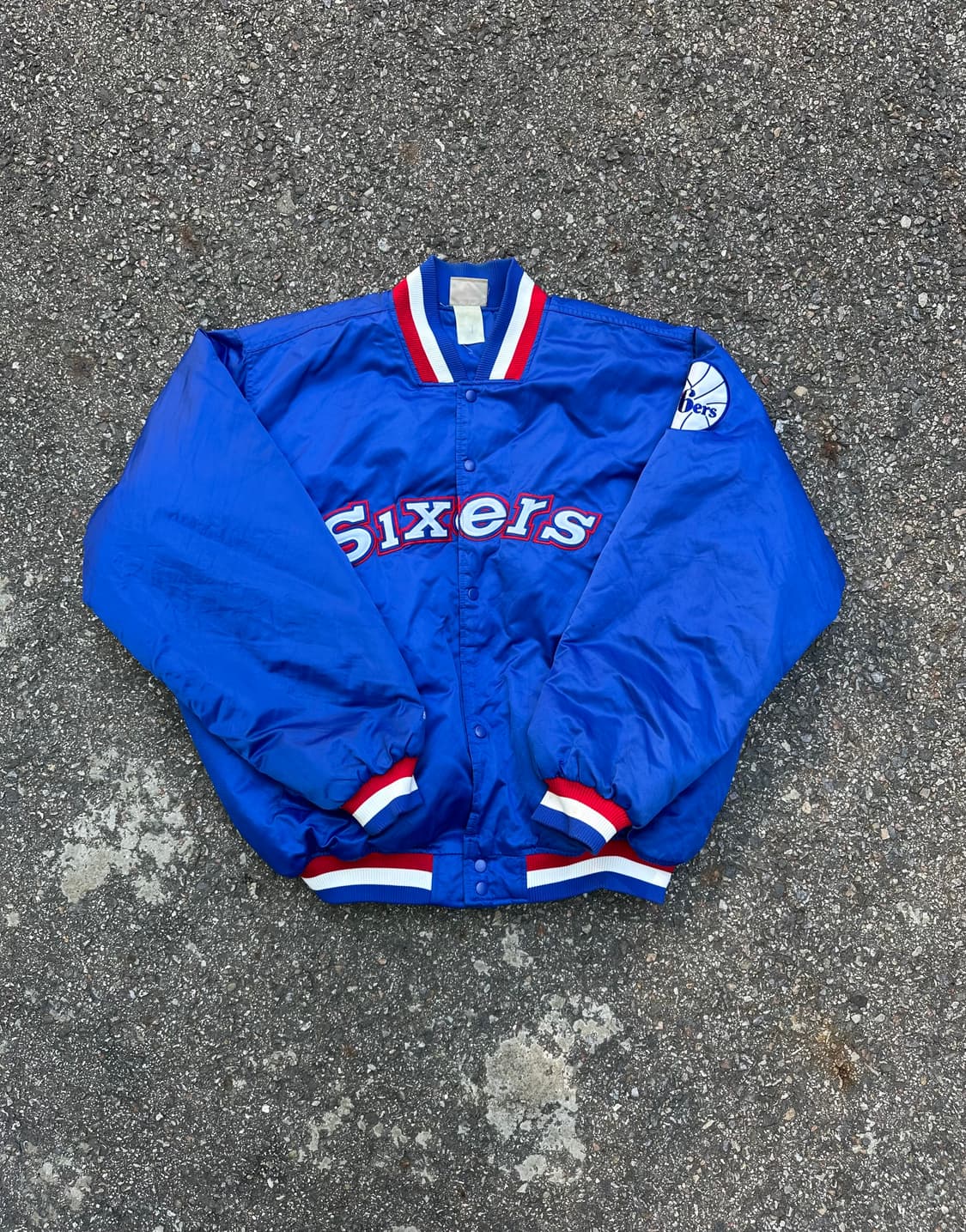 빈티지 90s 마제스틱 필라델피아 세븐티식서스 자켓 상품이미지1