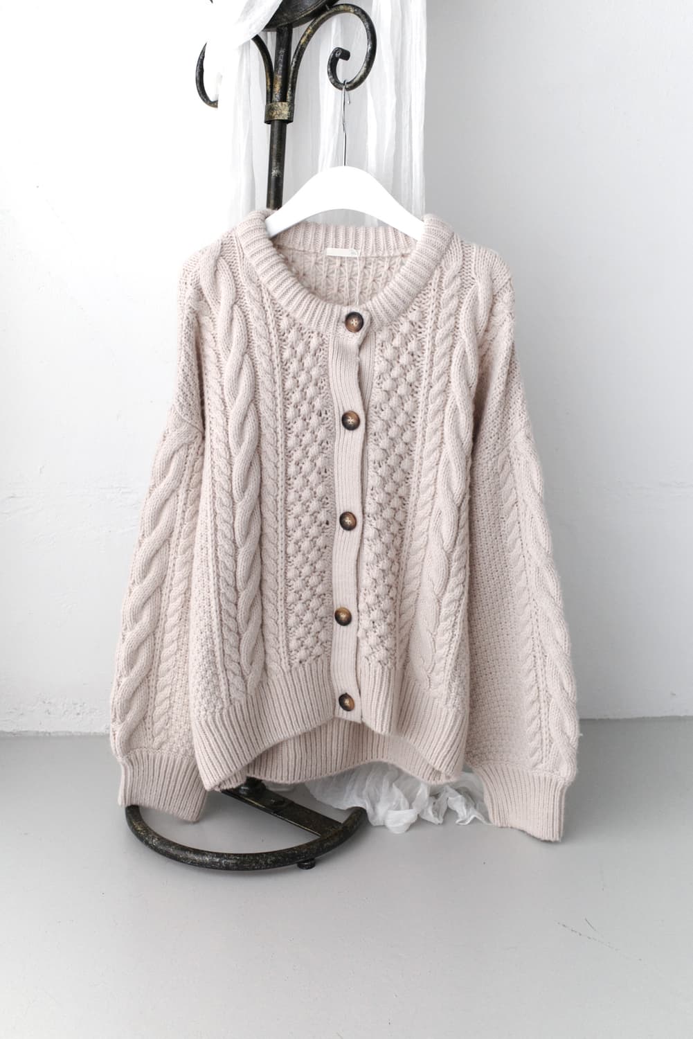 crochet knit cardigun 상품이미지1