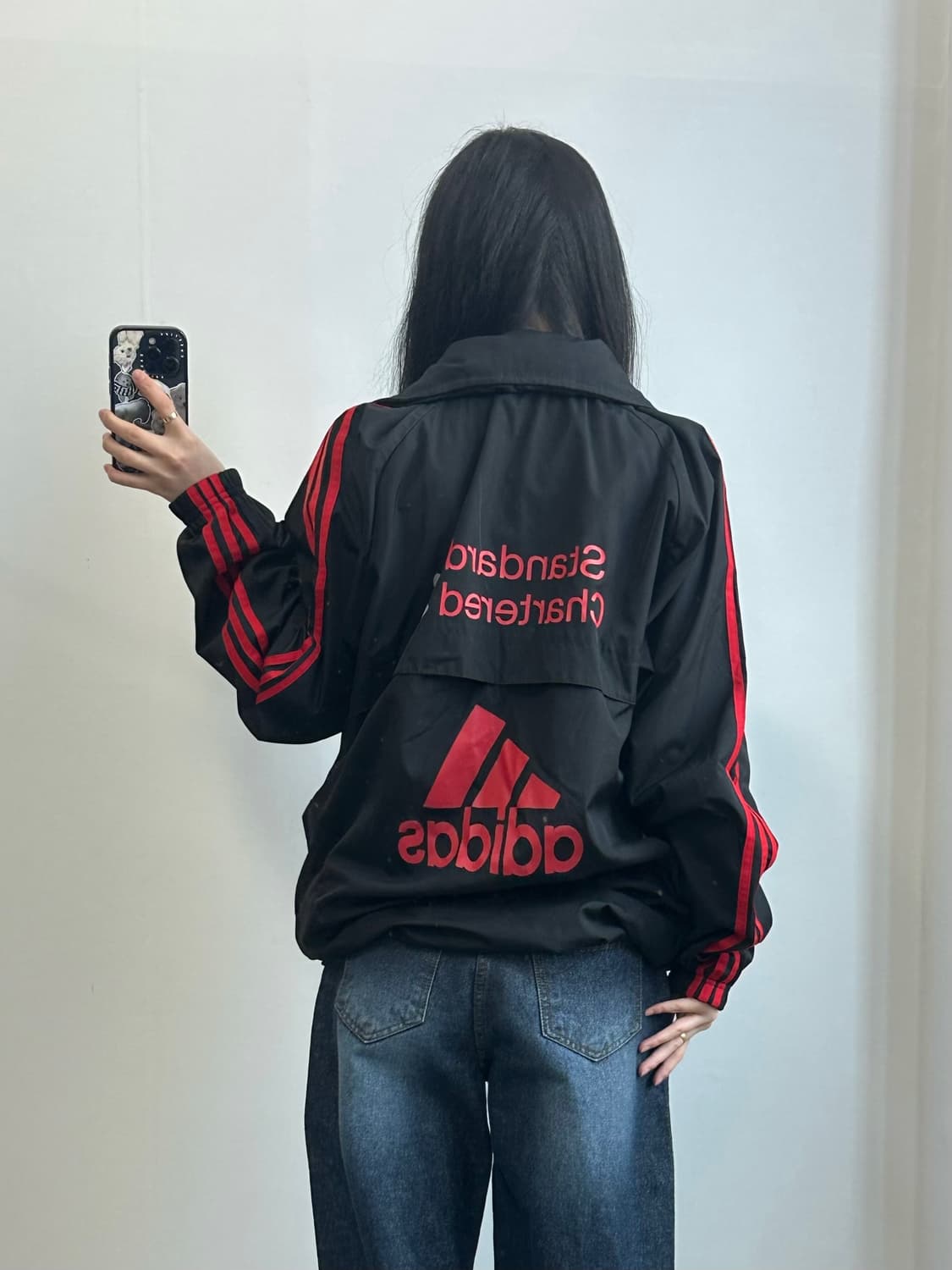 아디다스 리버풀 백로고 블랙 바람막이 자켓 상품이미지2