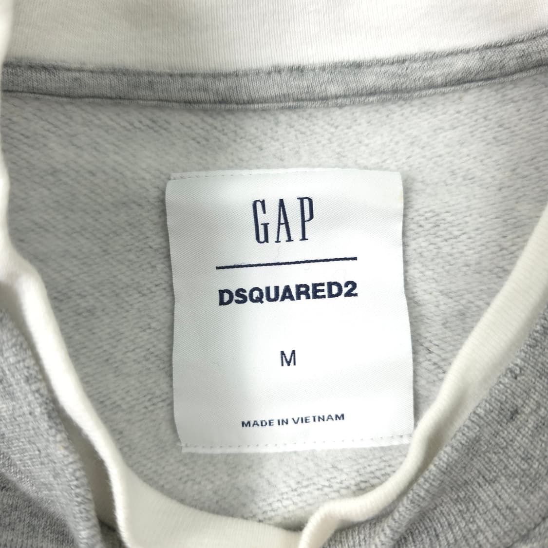 갭x디스퀘어드2 코튼 맨투맨 그레이 (M) 상품이미지5