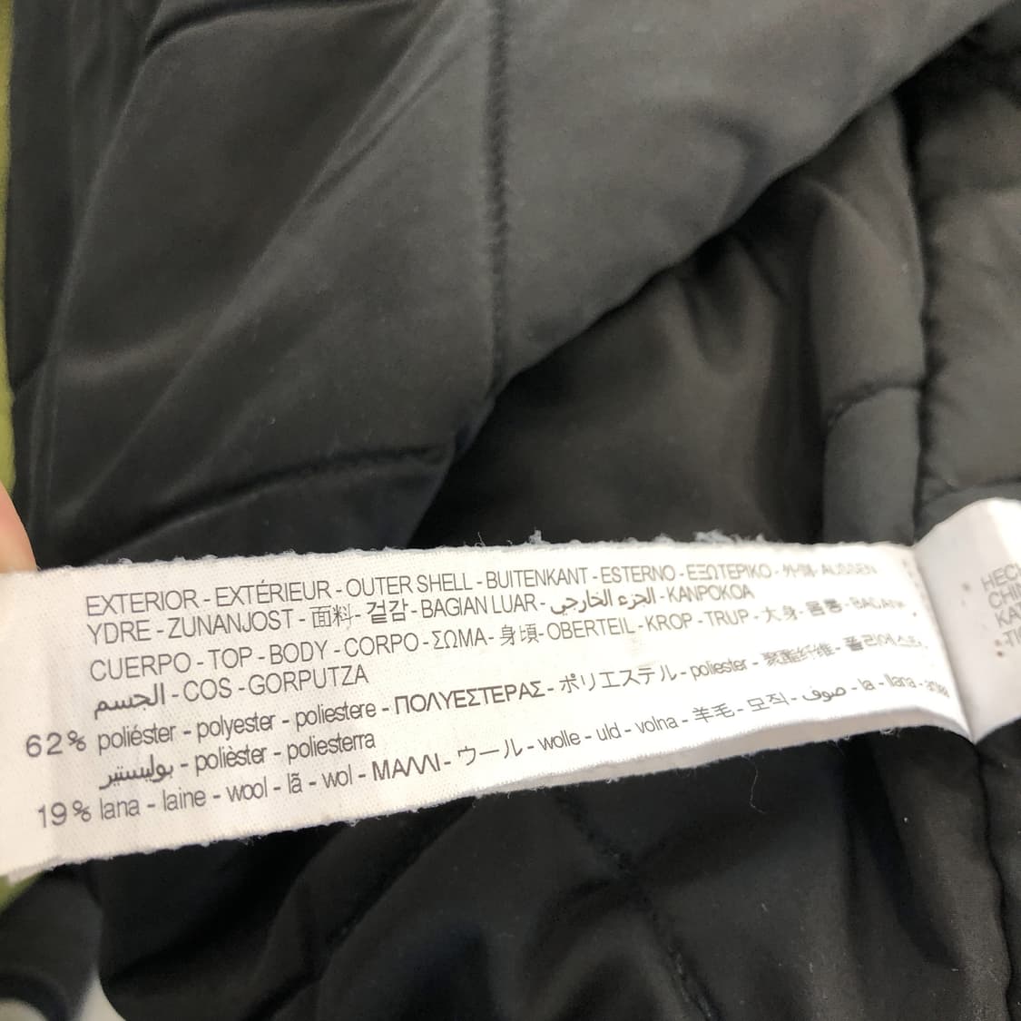 자라 울 모직 패딩셔츠 XL 누빔안감  상품이미지7