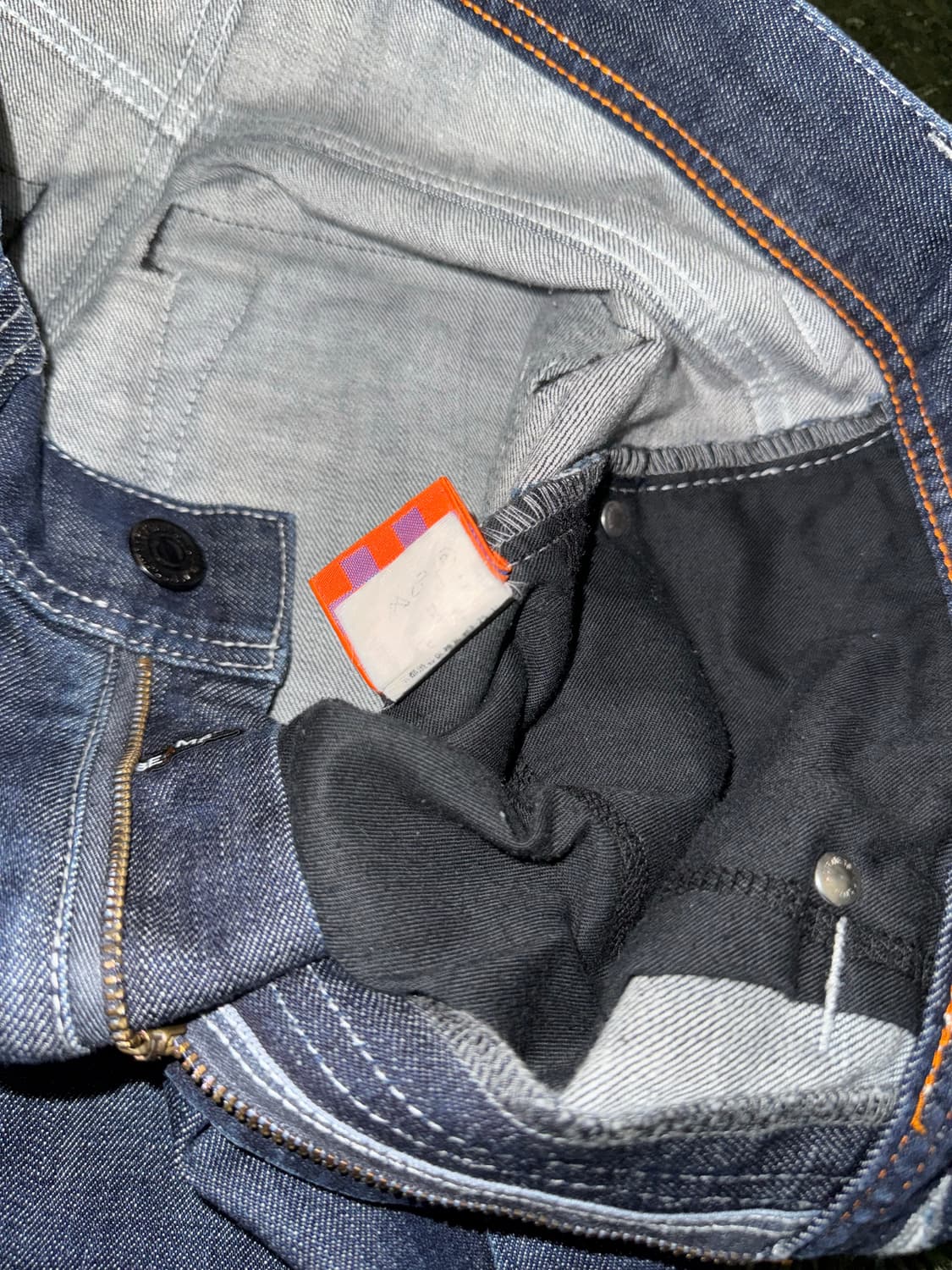 [M] BEAMS JAPAN 빔즈 집포켓 디테일 데님 팬츠 인디고 상품이미지5