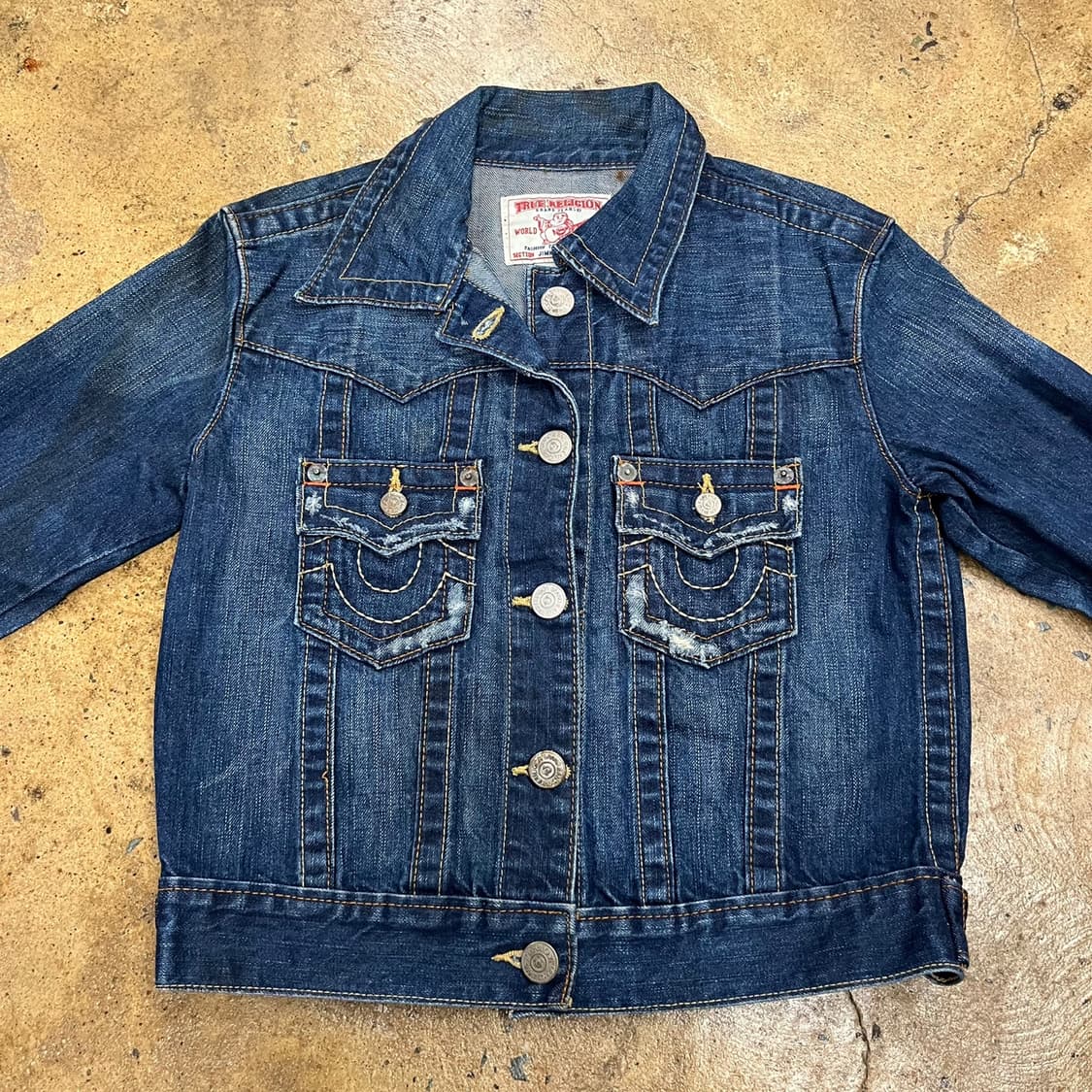 [정품] 트루릴리전 스티치 포켓 데님 자켓 b8 상품이미지3