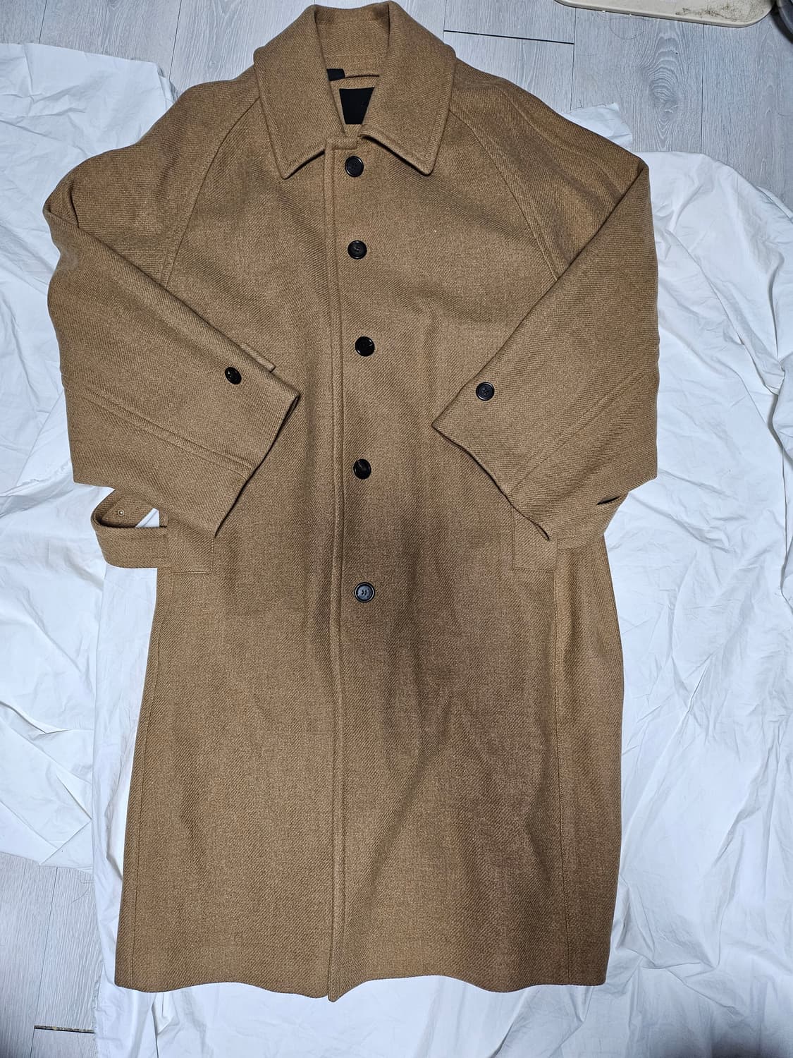 21fw 송지오 옴므 헤링본 발마칸 코트 100 상품이미지1