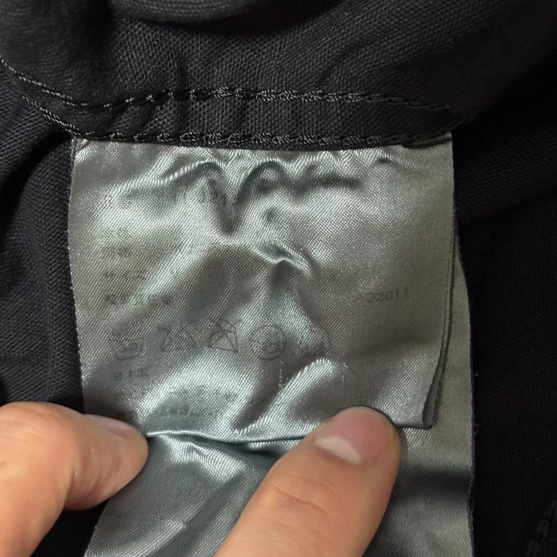 [M] 블랙 꼼데가르송 12SS 집업 재킷 상품이미지10
