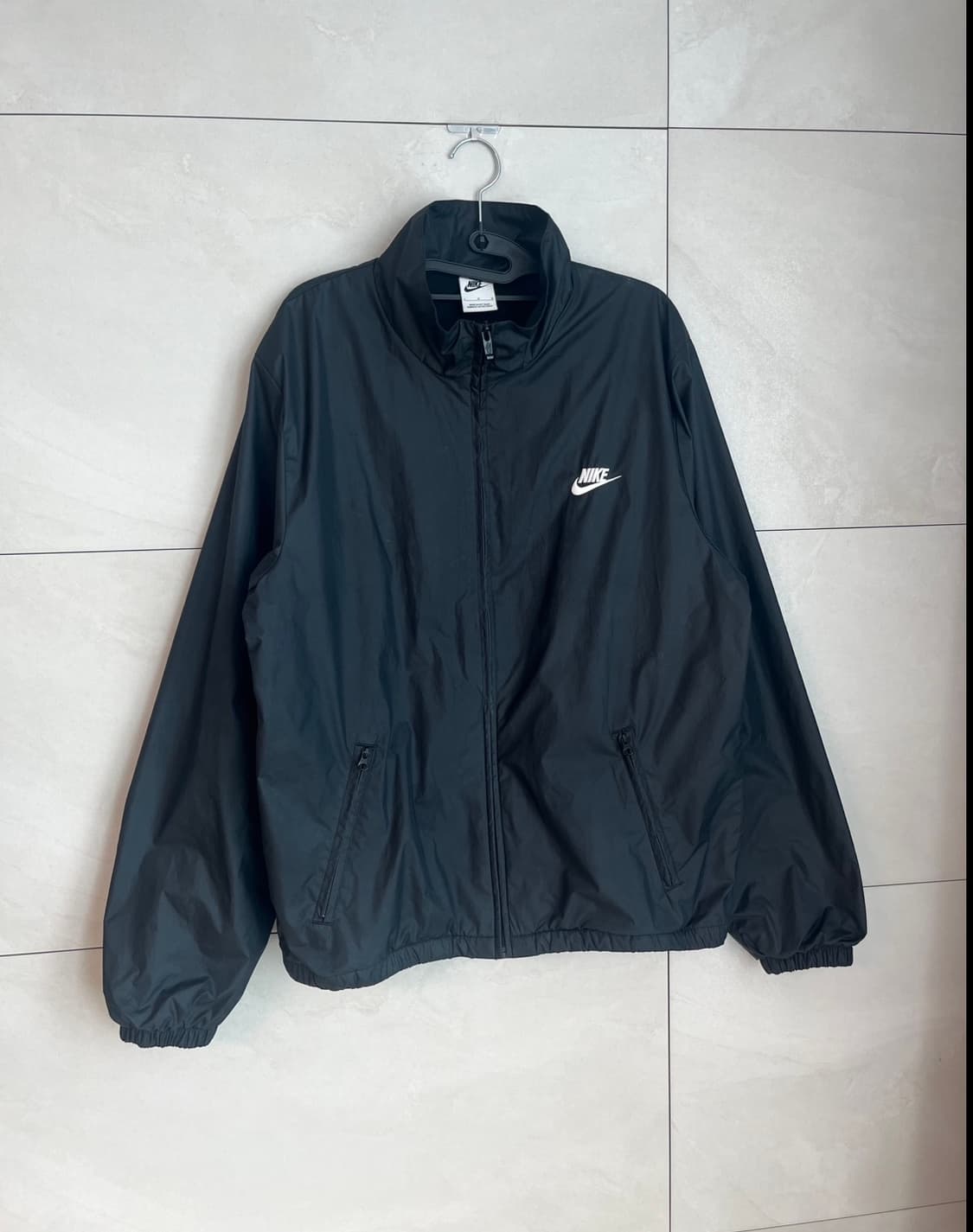 [XL] 나이키 백빅로고 푸추라 우븐 바람막이 블랙 상품이미지2