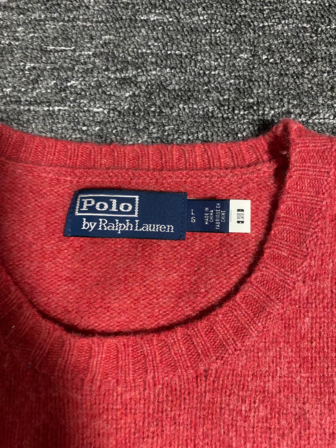 [반값이하급처] 폴로 최신QR 울캐시미어 엘보 패치 니트 상품이미지2