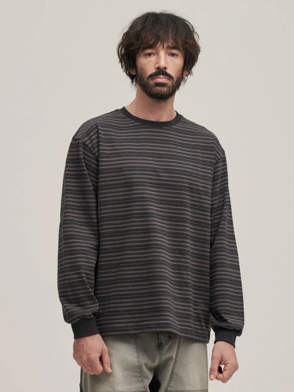 어나더오피스 스트라이프 롱슬리브 티셔츠 상품이미지2