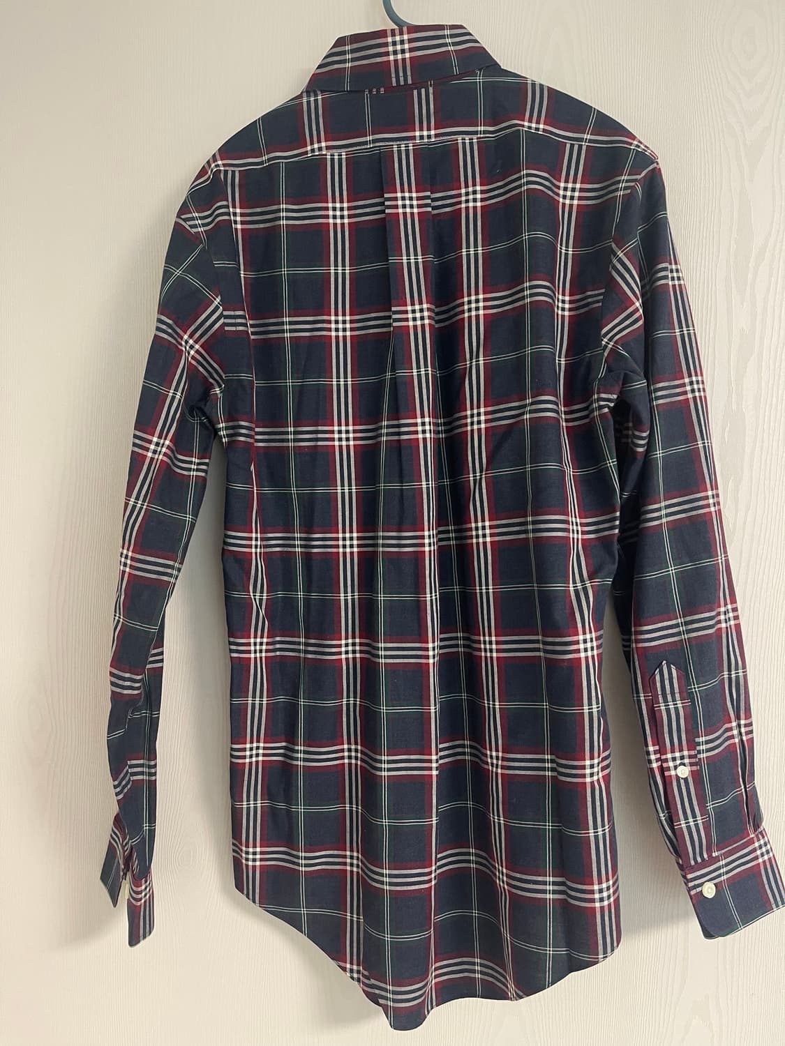 브룩스 브라더스 체크 버튼다운 긴팔 셔츠 S 상품이미지4