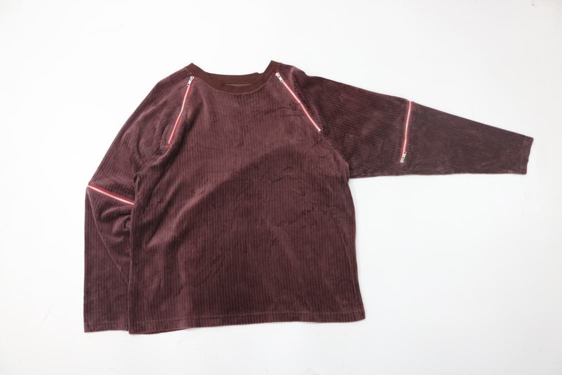 New Model Army 뉴 모델 아미 빈티지 벨루어 지퍼  롱슬리브  상품이미지3