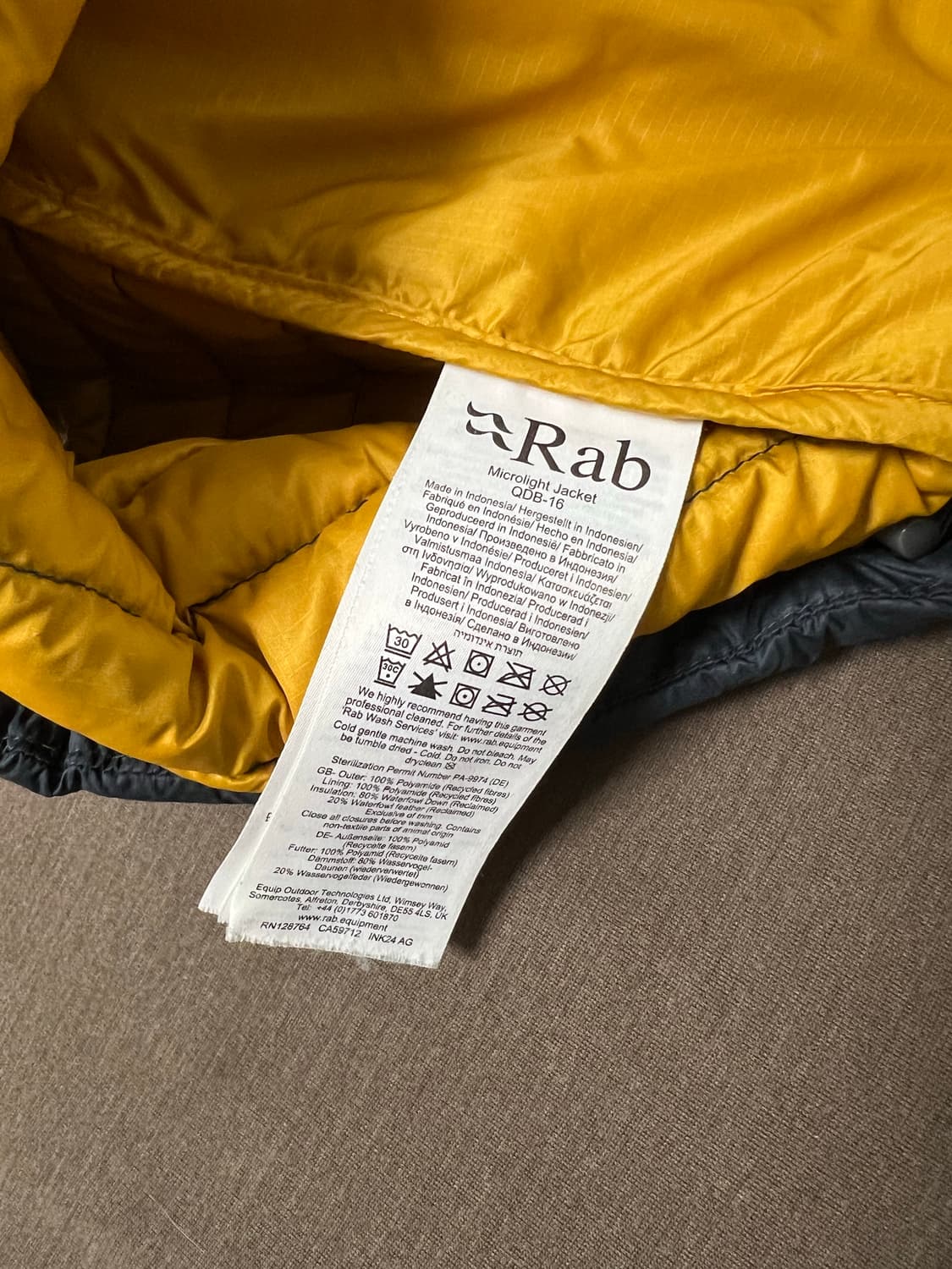 Rab 마이크로 라이트 벨루가 (L) 상품이미지4