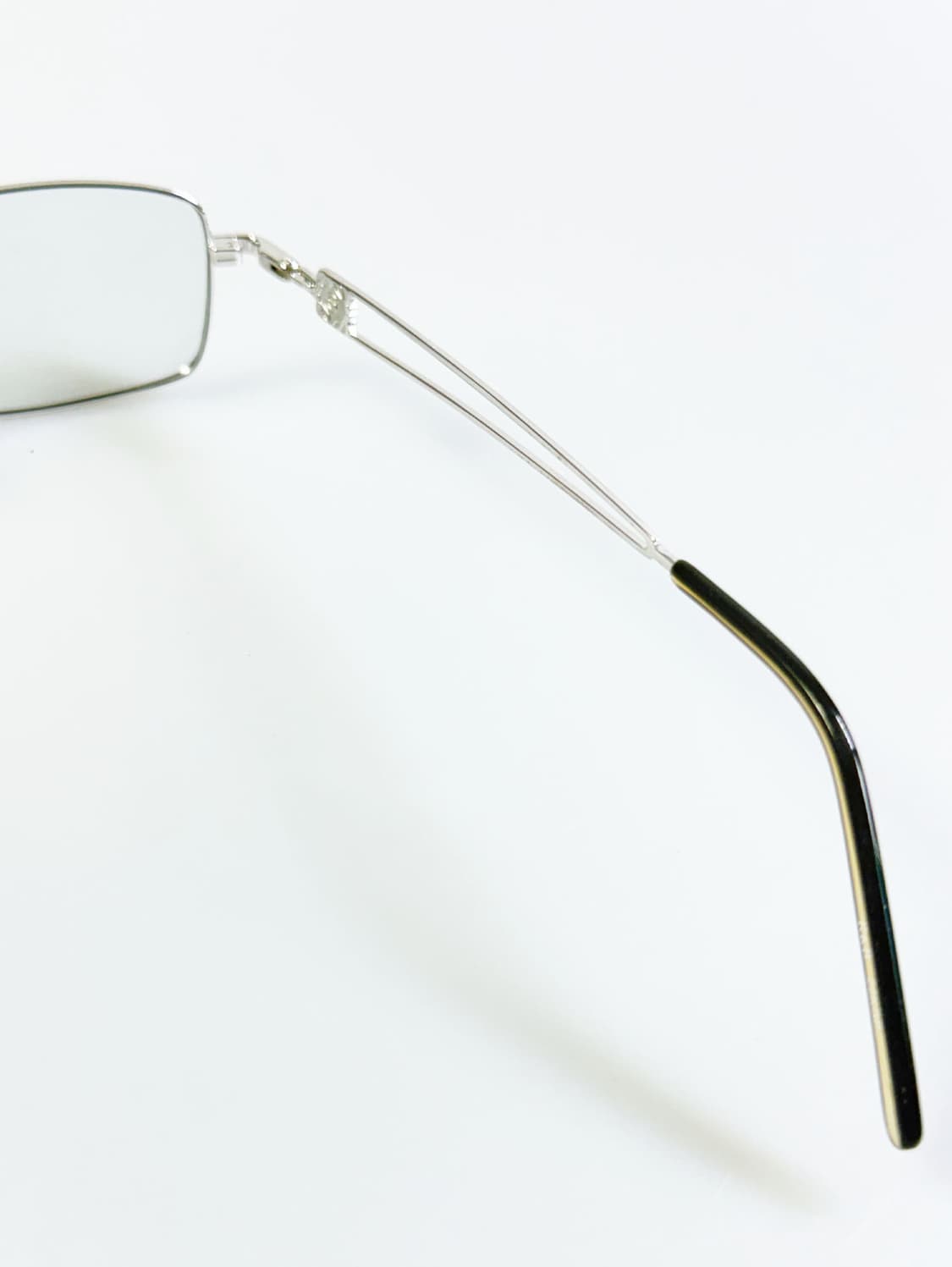 R&B EYEWEAR 실버 슬림 스퀘어 메탈 빈티지 안경 상품이미지7