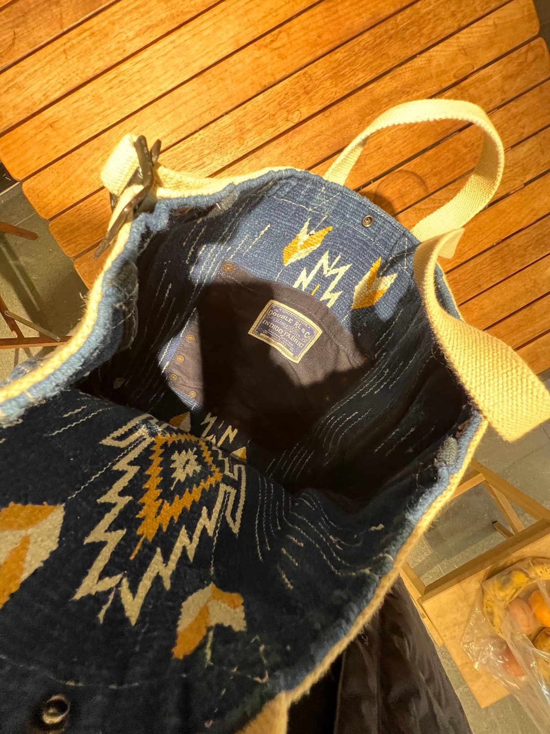 RRL 인디고 치마요 리미티드에디션 크로스백 토드백 상품이미지6