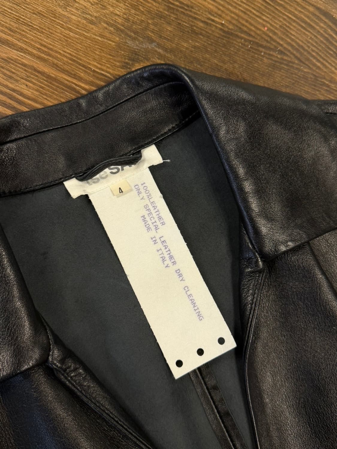 TSE 캐시미어 램스킨 레더 자켓 55 상품이미지7