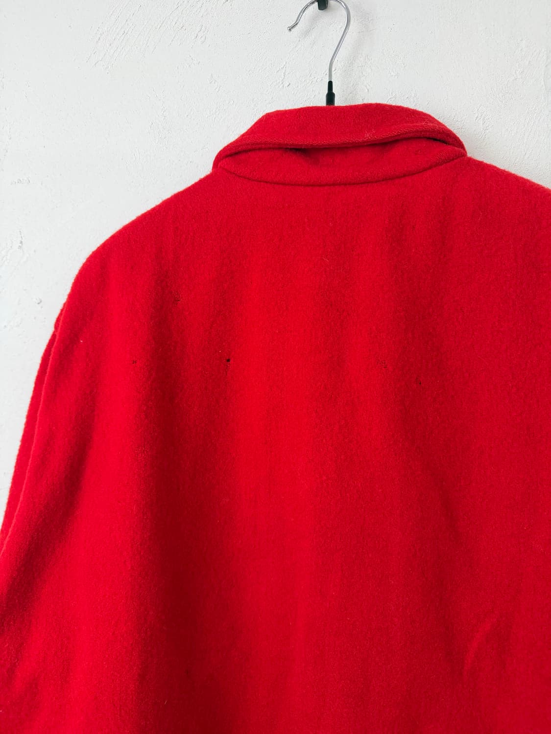 60s MONTEREY 레드 울 셔츠 상품이미지5