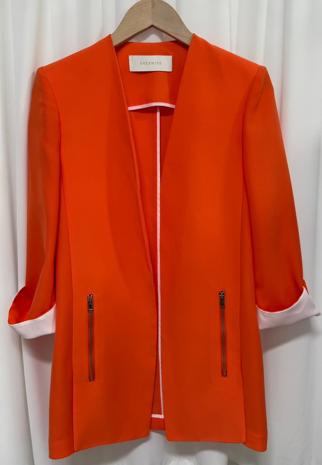 SHESMISS 쉬즈미스 오렌지 자켓 상품이미지3