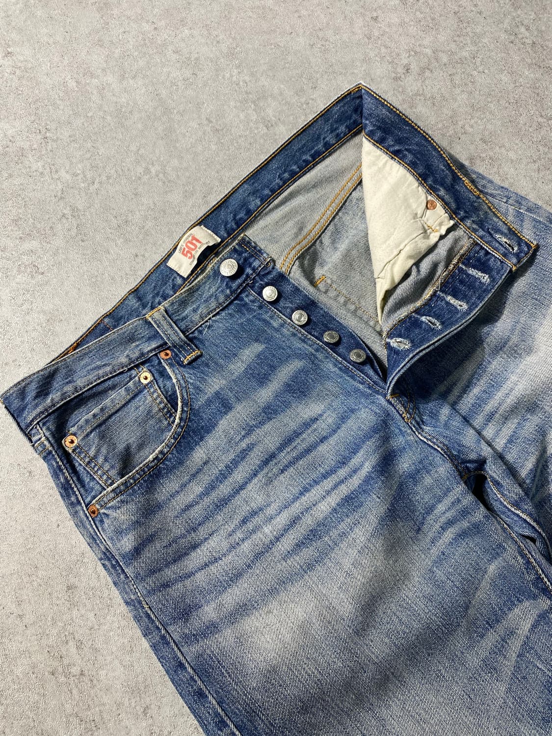 [33] 00s Levi's 501 리바이스 디스트레스드 데님팬츠 상품이미지6