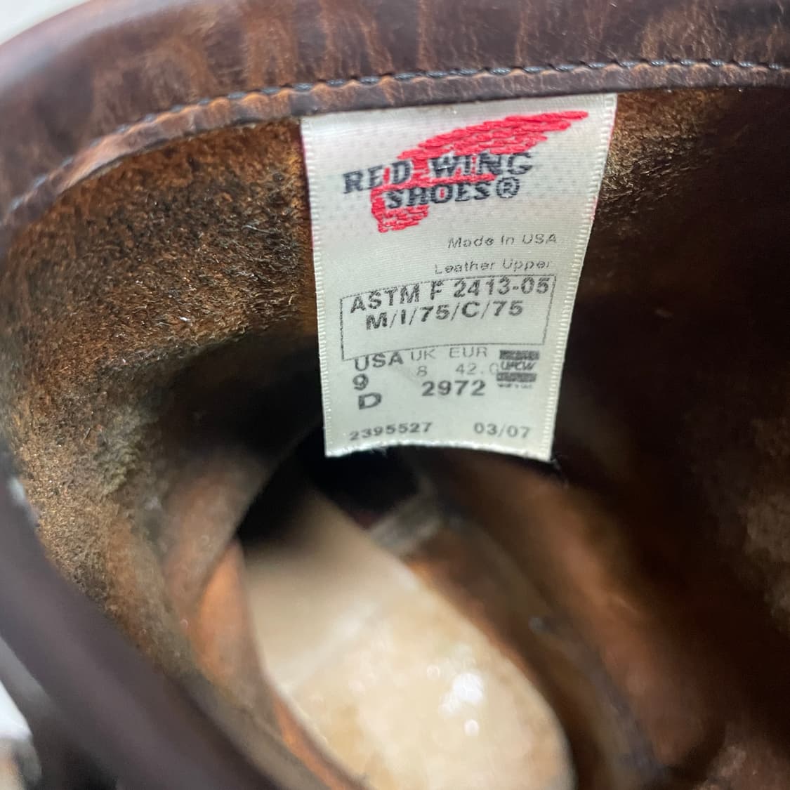 레드윙 2972 엔지니어부츠 러프앤터프 상품이미지5