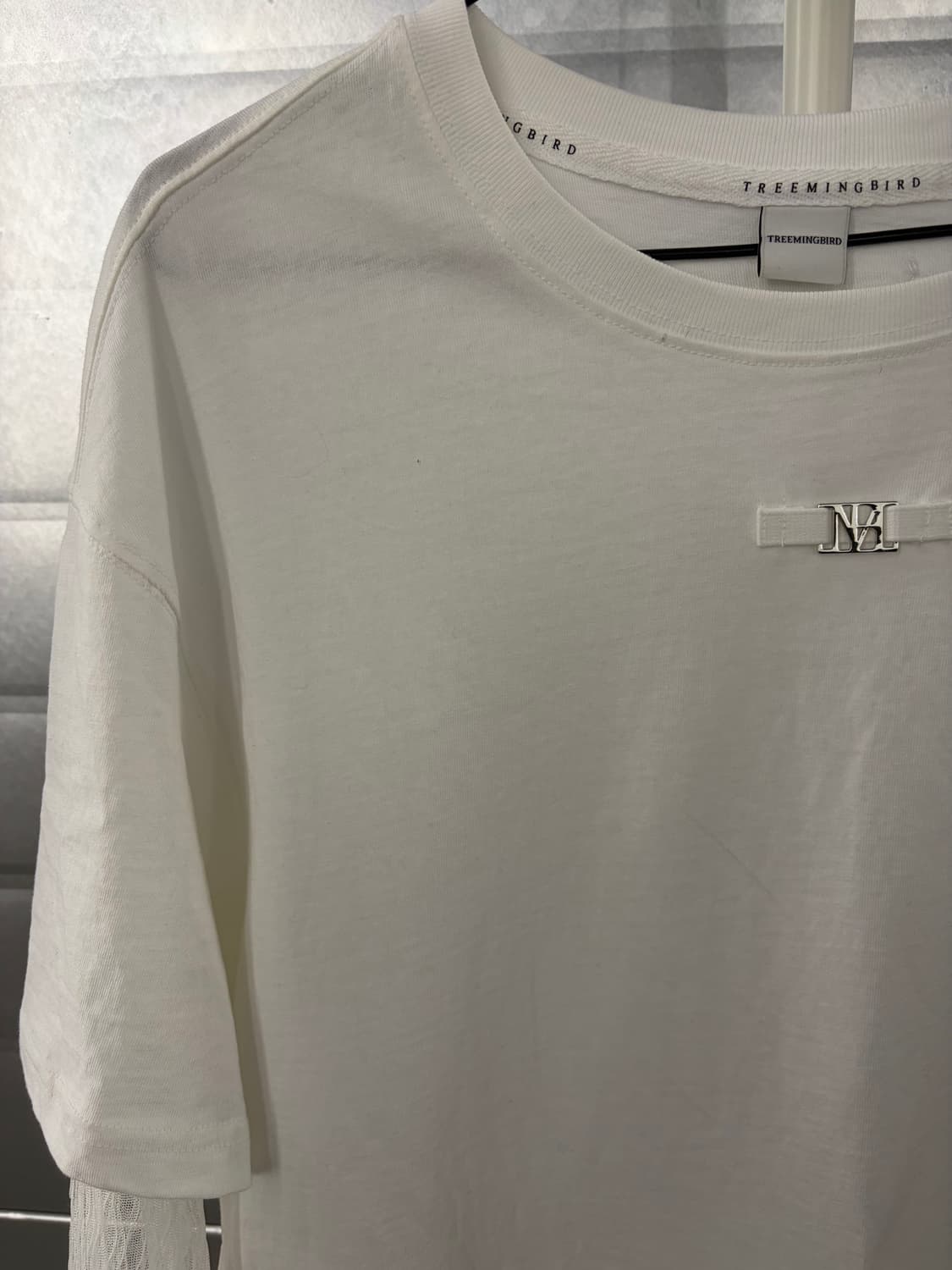 TREEMINGBIRD Layered Lace Long Sleeves 상품이미지4