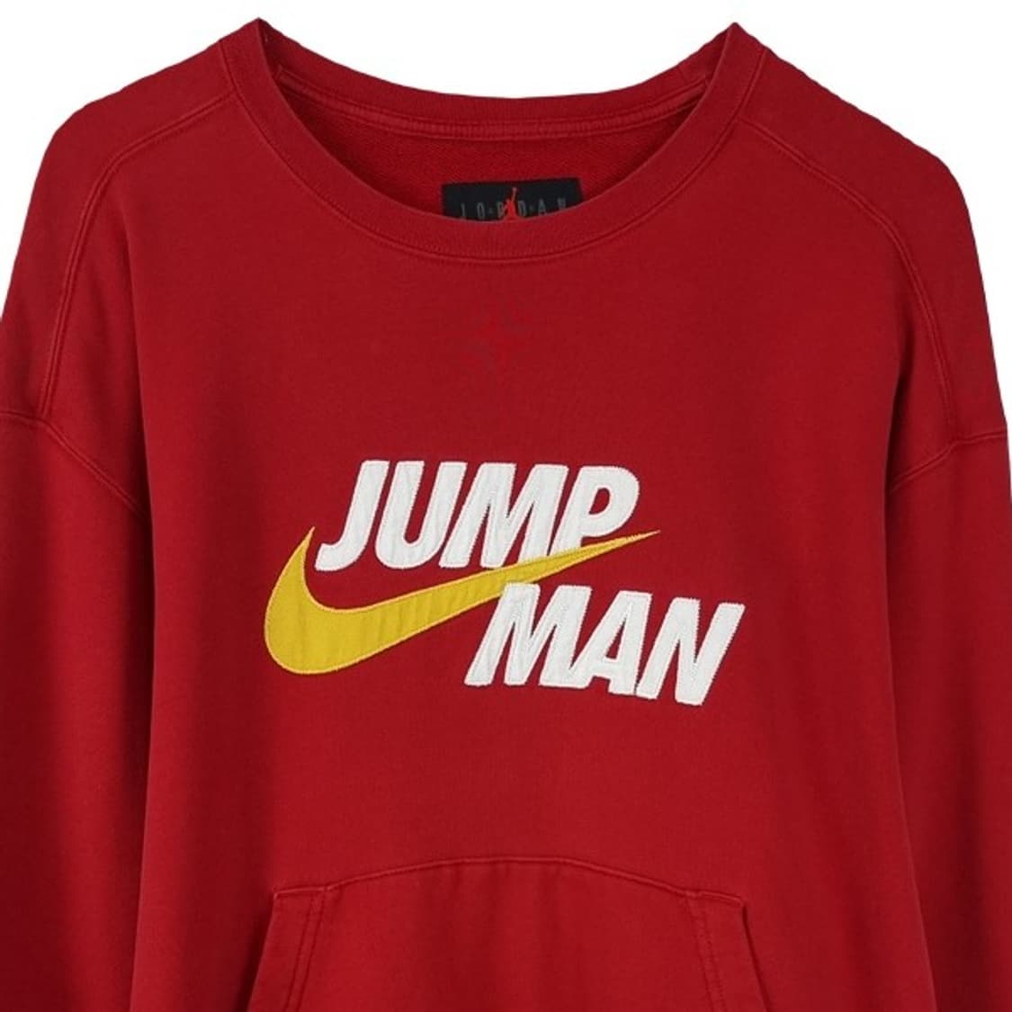 [나이키] 캥거루 포켓 빅로고 오버핏 맨투맨 레드 M20080 상품이미지4