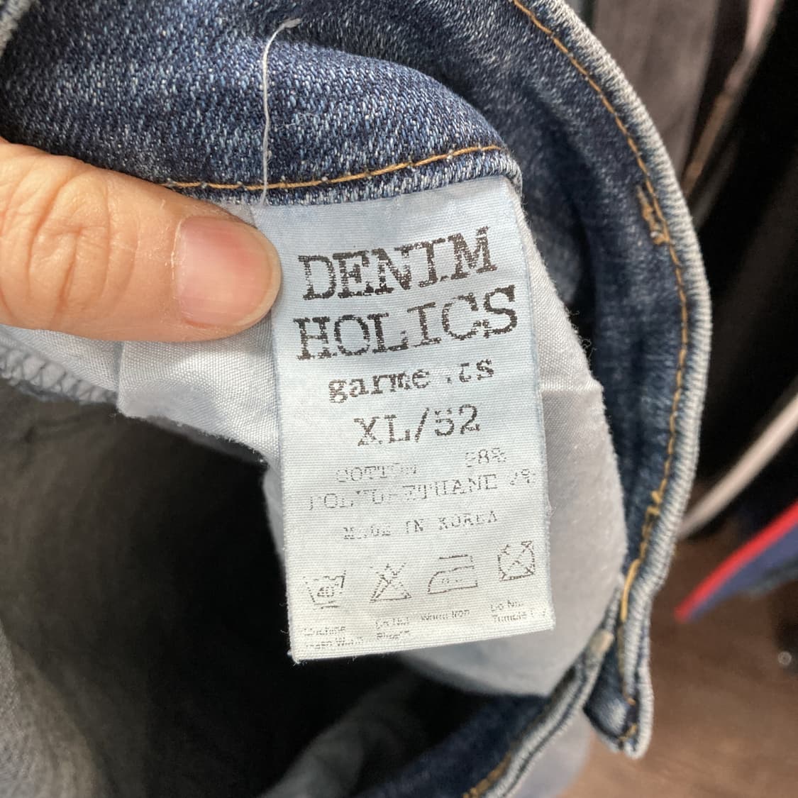 denim holics 남성데님팬츠 중청 34-35  상품이미지5