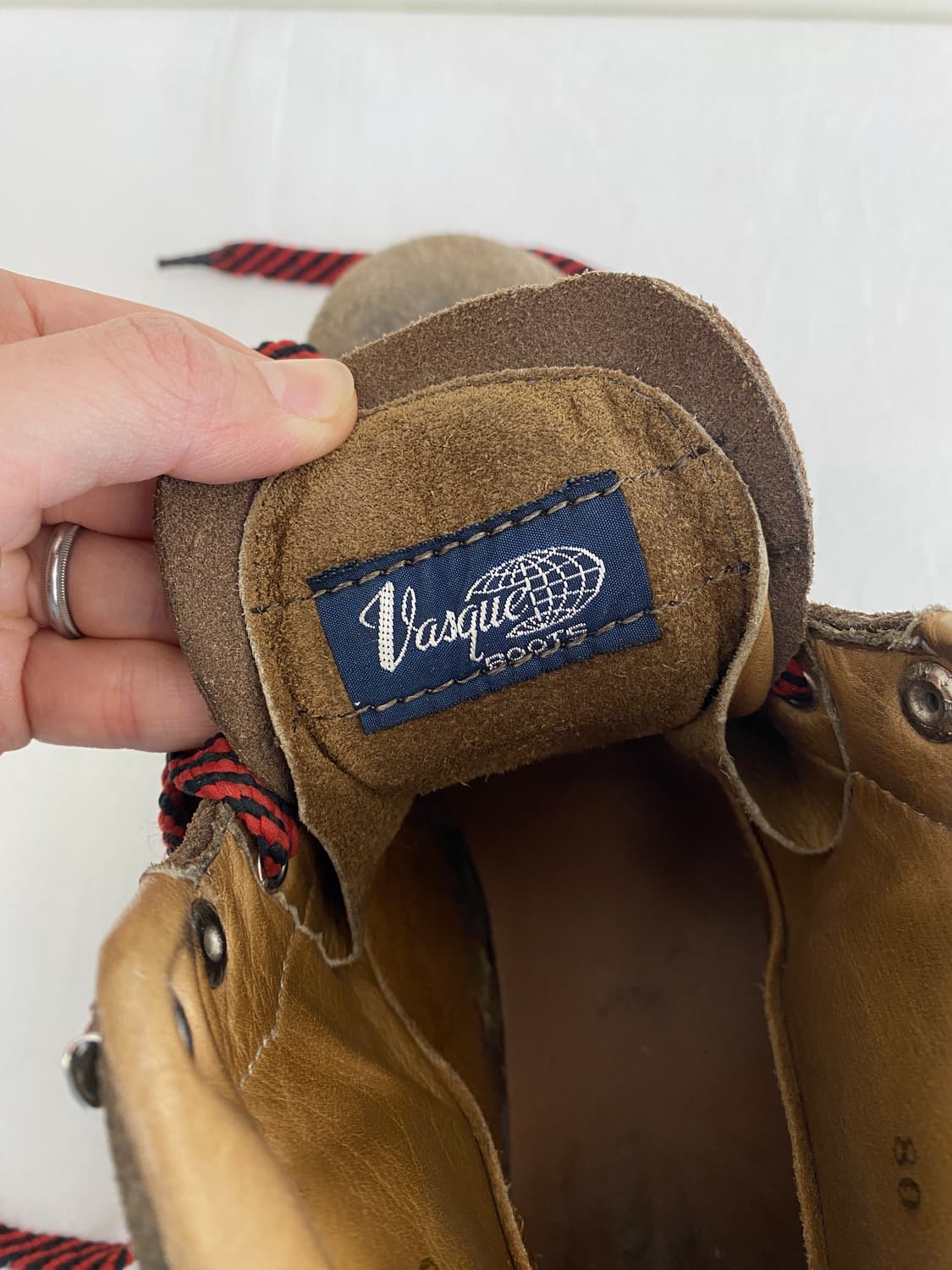 1980s 바스큐 스웨이드 하이킹 부츠 상품이미지8