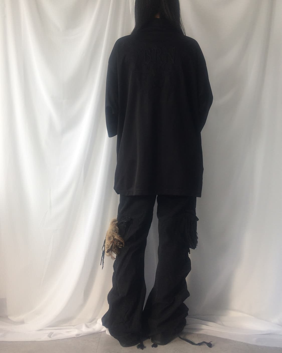 Back needle work point track zip up 상품이미지10